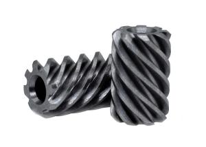 45° Helix Angle Steel Worm Gear  8 Teeth Steel Helical Pinion AGMA 7 For Gear Motor