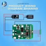 Custom 6S 10A LiFePO4 BMS for Electric Scooters with Temp Sensor