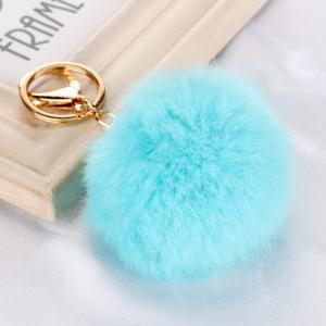 Buy cheap New fancy Rabbit fur ball /pom pom ball key chain / Small pom pom key chain / Animal pom pon product