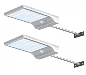 China outdoor wall mounted 36 LED solar power motion sensor garden led wall light 36 Leds Solar Powered Outdoor Wireless Water on sale