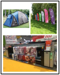China Trade Show Display Digital Fabric Printing Machine Roll To Roll 360 - 1800dpi Resolution on sale