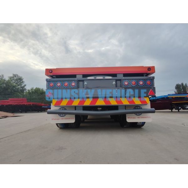 3 - Axle Flatbed Trailer 40 Foot Flatbed Trailer 40ft Container Flat Bed Trailer