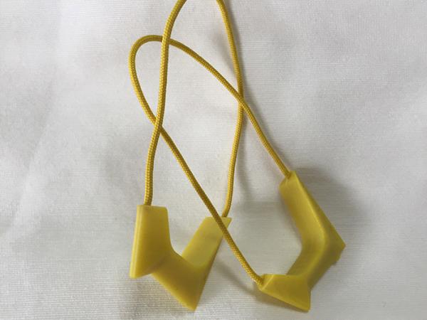 Quality Customized Shape Plastic Zipper Puller , Outdoor Zipper Slider Puller for sale