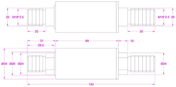 two component load cell