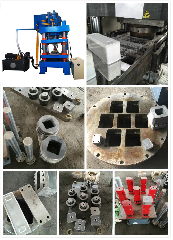 Continuous Salt Block Press Machine , Compact Hydraulic Press Machine 1000 Ton Pressure for 10kgs Salt Licking Block