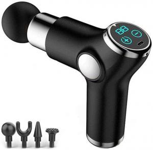 China Mini Pocket Handheld Massager Gun 1200rpm 20 Speeds Body Therapy Pain Relief on sale