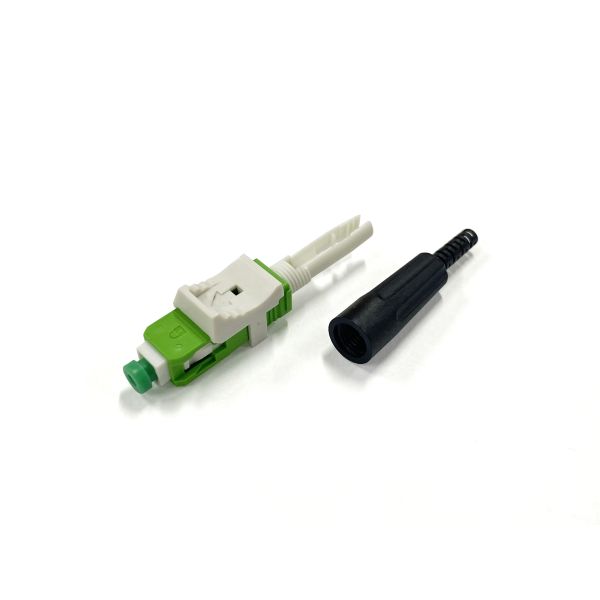 Fast Connector SC APC IL 0.3dB With Pusher Fiber Optic Fast Quick Connector For 3mm Round Ftth Drop Cable
