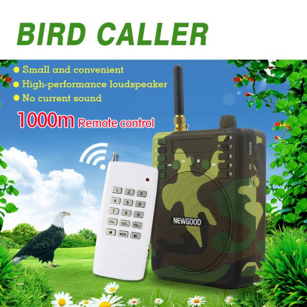 Quality Newgood Mp3 Bird caller speaker with 1000 meters remote control support for sale