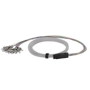 Buy cheap 3 M Fiber Optic Pigtail , ST White Commom Tube Bounded Fibre Optic pigtails product