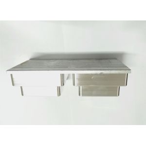 Square Shape Aluminum Machined Parts , CNC Precision Parts ISO Certification