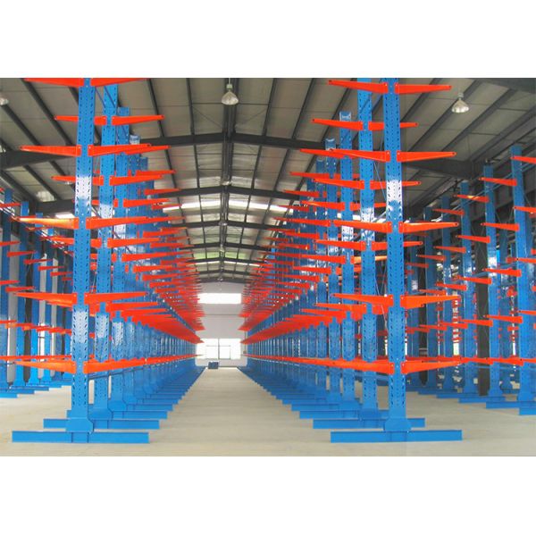 Long Shape Plywood Storage Cantilever Rack with Weight Capacity of 300-1500kgs/arm