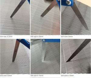Wooden Case Packaging for Wedge Wire Screen Wire size 1.5x2mm Slot Opening 0.02mm-15mm