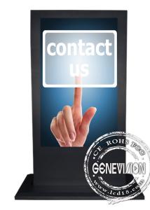 Multi Touch Touch Screen Digital Signage , Memory Card Insert