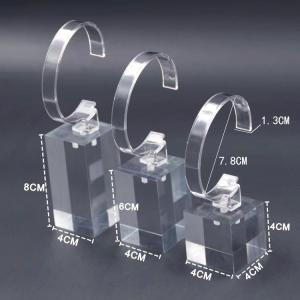 China Transperant Acrylic Watch Display Stand For Jewelry Photography And Exhibition on sale