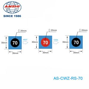 Buy cheap Reversible Temp Indicator Stickers 70℃ 158℉ High Temperature Indicator Stickers product