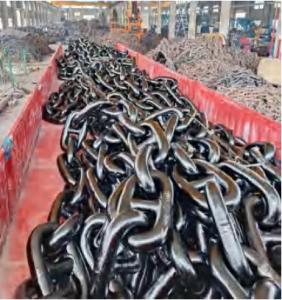 China Galvanized Mooring Swivel Shackles Marine Stud Link Anchor Chain on sale