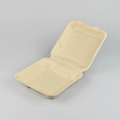 Quality EN13432 90mm Height 1000ml Microwavable Container For Take Away for sale