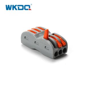 Buy cheap 2.5mm2 3 Poles Terminal Block Push In Wire Connectors product