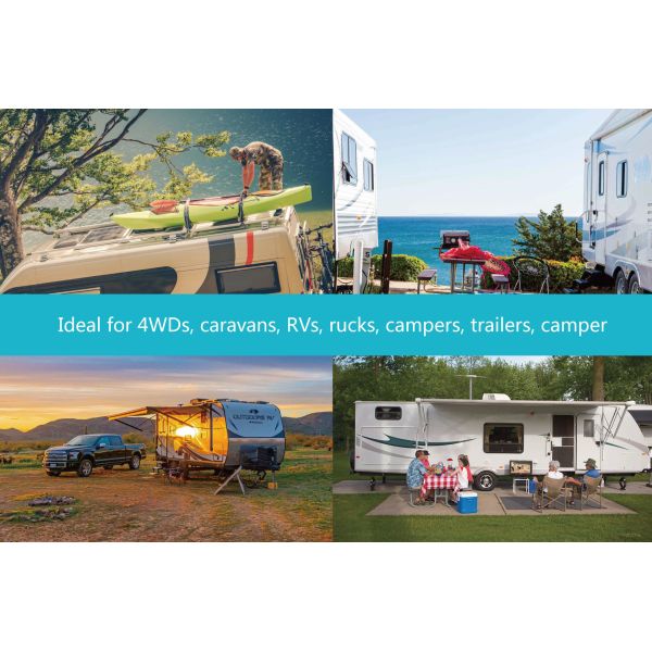 Lead Acid AGM GEL Smart Battery Charger DC Input And Solar Input RV Battery Charger