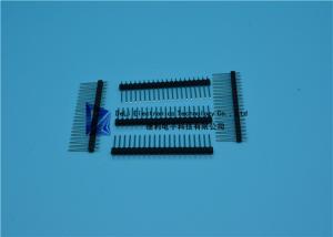 China 2.54MM Male Pin Header Connector , Vertical Through Hole PCB Pin Header on sale