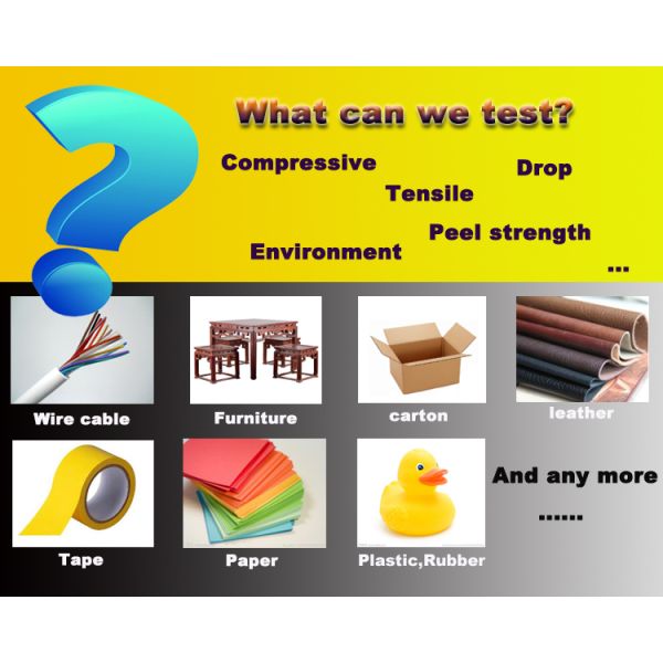 Panasonic Servo Motor Rubber Tensile Strength Testing Machine LCD or PC Display