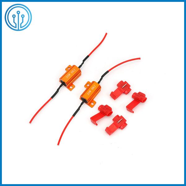 Quality 25W 6R 5% Ceramic Wire Wound Resistor 25 Ohm 50 Watt Wire Wound Resistor for sale
