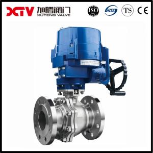 China SS304 SS316 Wcb Forged Steel Xtv Flange Ball Valve with Mounted Pad Nominal Pressure on sale
