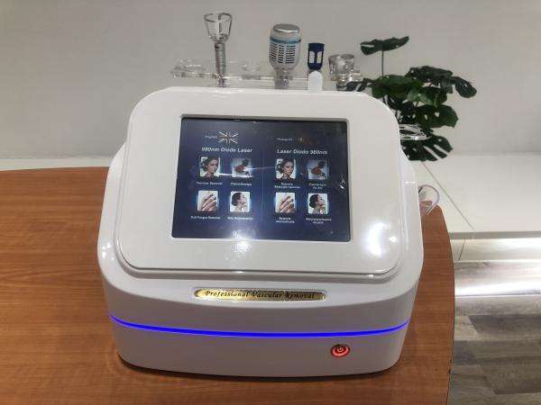Quality 8.4 Inch True Color LCD Touch Screen 980nm Diode Laser Spider Vein Removal Machine for Vascular Lesions Removal Solution for sale