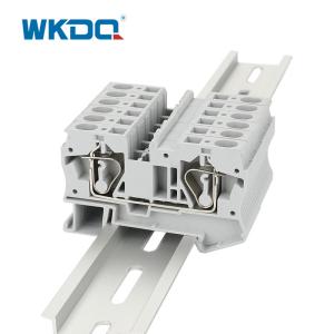 Buy cheap Three Layer Spring Terminal Blocks Multi Levels 4mm² IEC 60947-7-1 product