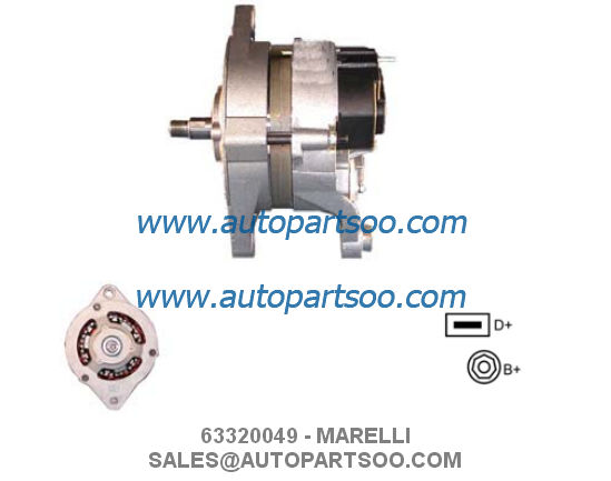 63320049 63321099 - MARELLI Alternator 12V 65A Alternadores