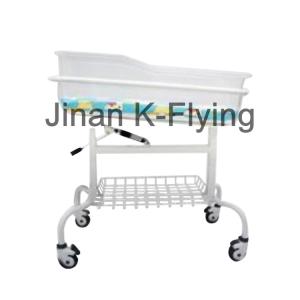 China Tilted Hospital Baby Cot , 900mm Manual Medical Bed on sale