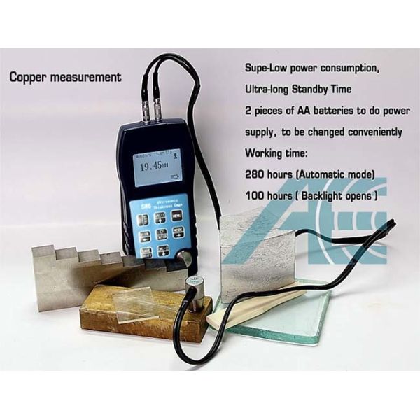 SW6 Ultra Low Energy Consumption Ultrasonic Thickness Tester Ultra Long Standby