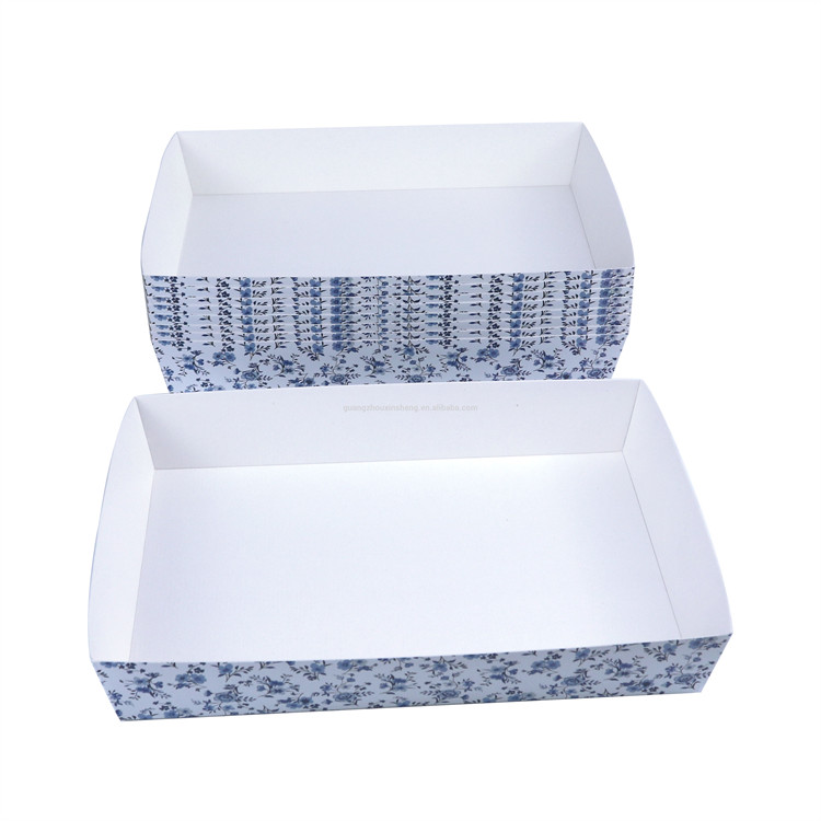 Oven Safe Long Rectangle Paper Cake Baking Pans High Temperature Resistant Loaf Pans Paper
