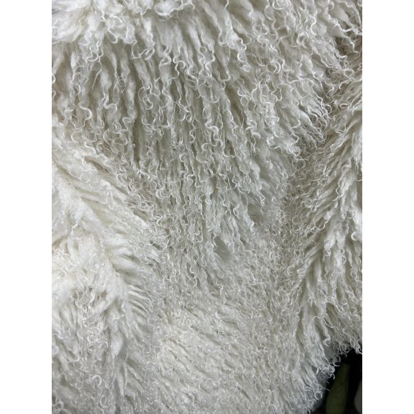 White Persian Wool Curly And Unique High End Clothing Selection