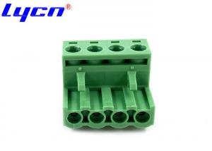Buy cheap 5.0mm Female PCB Terminal Block Connector Without Ear Right Angle Type product