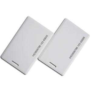 China 125khz ABS Proximity Clamshell Card With UID Numbers Printing on sale