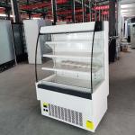 Semi Vertical Multi-Deck Plug In Open Display Chiller With Night Curtain