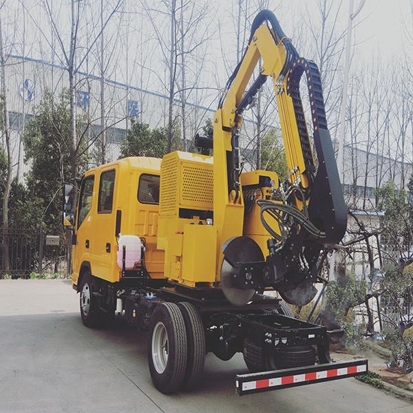 Quality 360D H500mm Truck Mounted Hedge Cutter Machine To Cut Tree Branches for sale