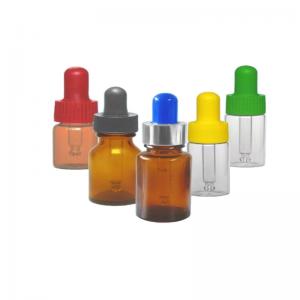 Buy cheap Chemical / Cosmetic Glass Dropper Bottles , 20ml Glass Bottle With Eyedropper Cap product