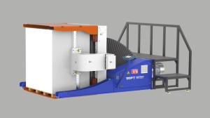 China 4 Nozzles Automatic Paper Stacker Machine Turning And Finishing 25KW on sale