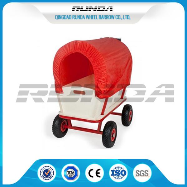 Quality Long Durability Heavy Duty Carts Wagons 16.5kg Steady Frame Air Rubber Wheel for sale