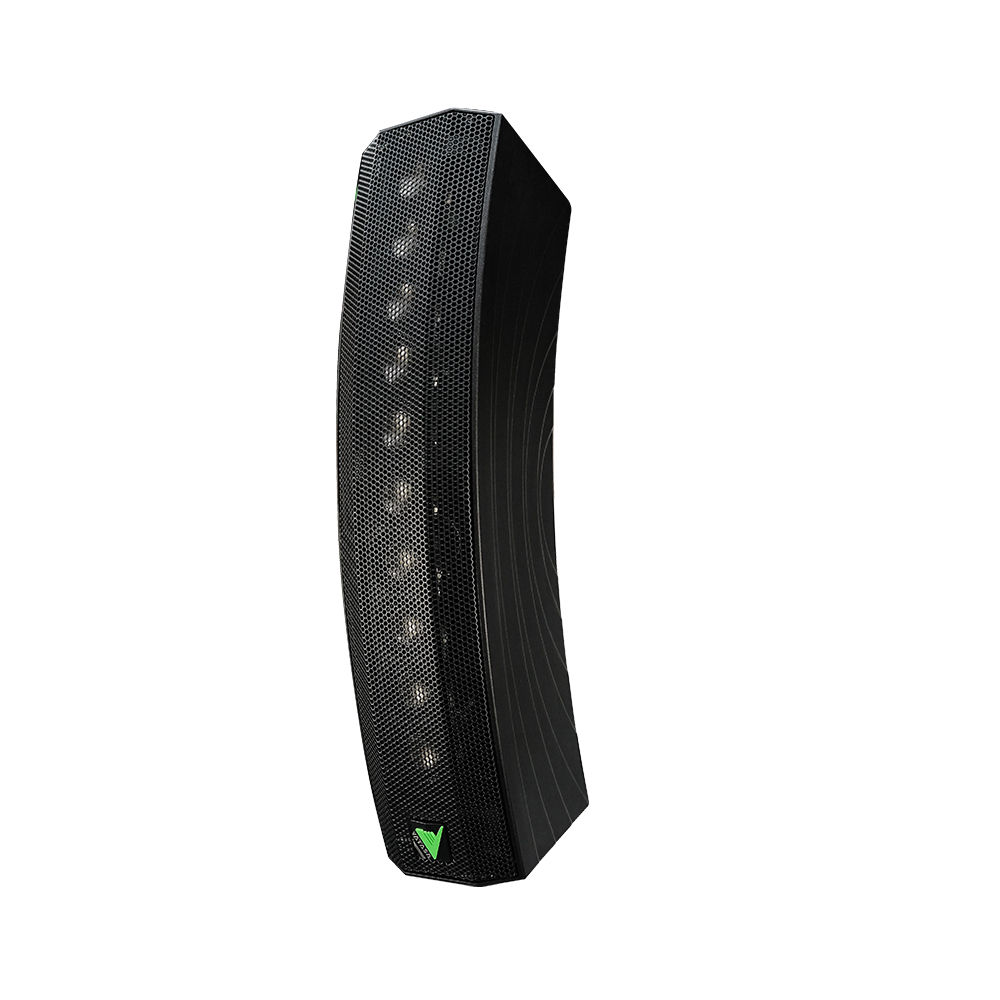 Black Active Line Array Column Speaker Box Sound System Waterproof