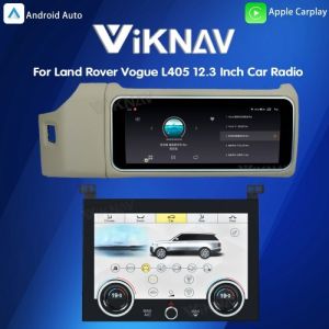 Viknav 12.3 Inch Touch Screen Car Radio And AC For Land Rover Range Rover Vogue