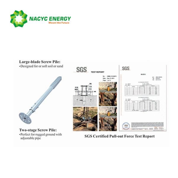 TOP VIP 0.1 USD Solar Structure Foundation Screw Solar Power Accessories Solar Pv Accessories