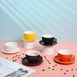 Crockery Pottery Ceramic Espresso Cups With Saucer Coffe cups mug