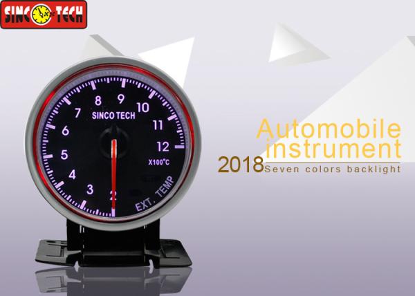 Quality Automotive External Temperature Gauge EGT Temp Gauge 12v 60mm Diameter for sale