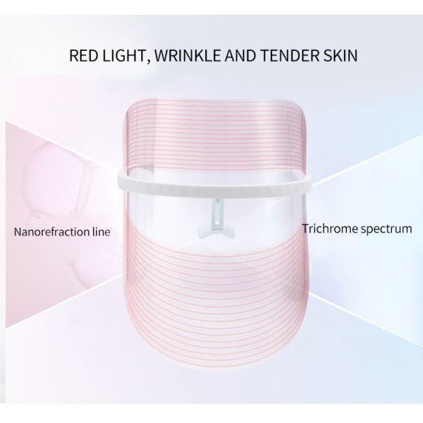 200mAh 7 Color LED Light Therapy Mask 205*170*120mm