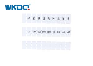 China ZB  Screw Terminal Block Marking Number Tag Zack Marker Strip Label on sale