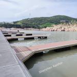 Floating Platform Pile Guide Floating Docks Marine Floating Bridge