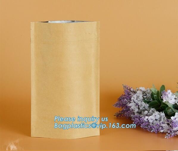 Custom Printing Recycled Brown Kraft Paper Bags,Custom Printed Factory Glassine Paper Bread Small Brown Bag, bagease